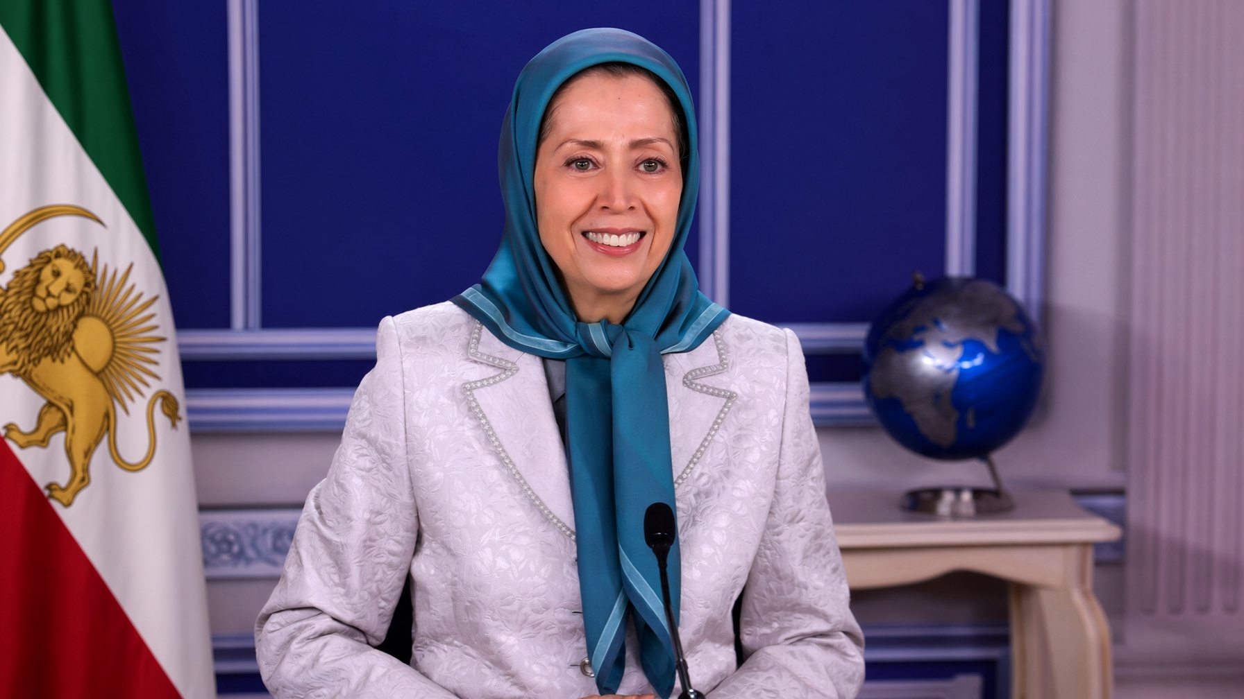 کنفرانس در شهرداری کونئو، ایتالیا ، خانم مریم رجوی